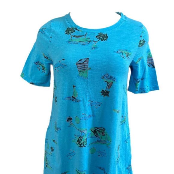 NWT Fresh Produce Beachy Keen Lorna Blue Dress Size XS New - Picture 2 of 7